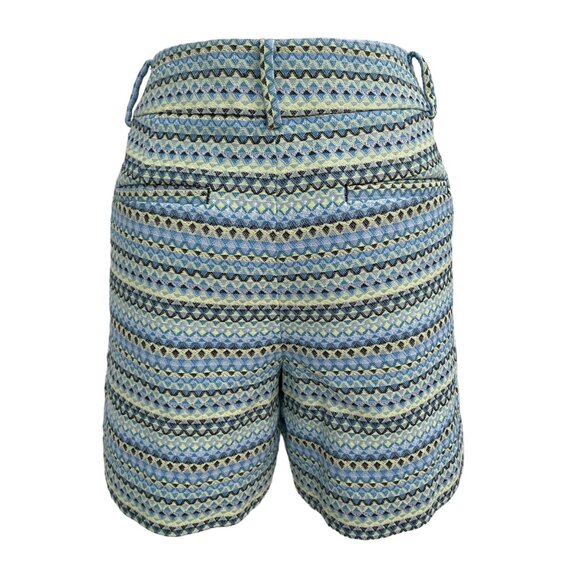 Ann Taylor Loft Woven Patterned Shorts 10 Cotton Blend, Summer Casual Boho Chic - Picture 7 of 11